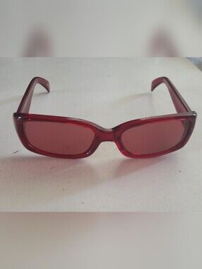 Tommy Hilfiger Transluscent Red Women’s Slim Frame Sunglasses